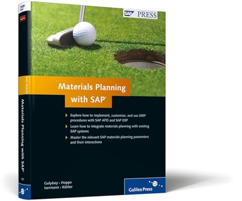 Imagen de archivo de Materials Planning with SAP: SAP ERP and SAP APO a la venta por HPB-Red