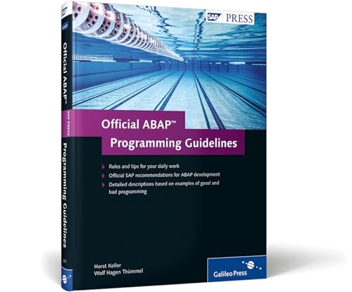 Beispielbild fr Official ABAP Programming Guidelines zum Verkauf von SecondSale