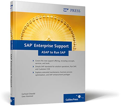 Beispielbild fr SAP Enterprise Support: ASAP to Run SAP: Covers the new support offering, including concepts, services, and tools. Details SAP Standards forsolution . enhancement packages (SAP PRESS: englisch) zum Verkauf von medimops