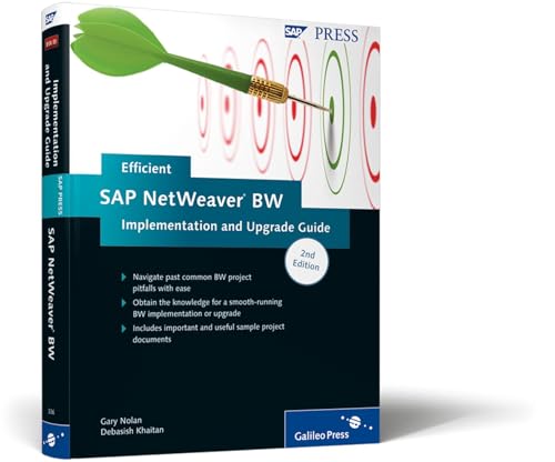 Efficient SAP NetWeaver BW Implementation and Upgrade Guide (9781592293360) by Debasish Khaitan