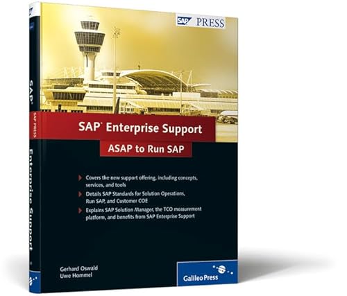 Imagen de archivo de SAP Enterprise Support: ASAP to Run SAP (SAP PRESS: englisch) a la venta por medimops