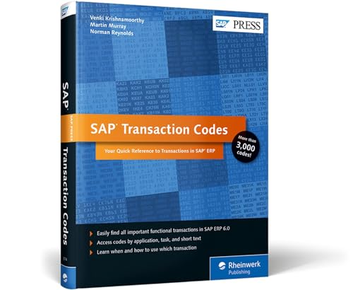 Stock image for Sap Transaction Codes: Your Quick Reference to Transactions in Sap Erp for sale by Half Price Books Inc.