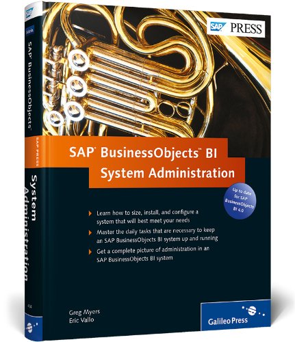 Imagen de archivo de SAP BusinessObjects BI System Administration a la venta por suffolkbooks