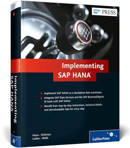 Imagen de archivo de Implementing SAP HANA a la venta por HPB-Red
