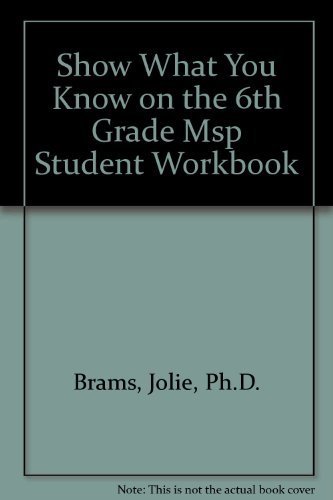 9781592303427: Show What You Know on the 6th Grade MSP: Student Workbook (Washington State's Measurement of Student Progress)