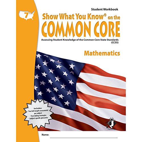 Stock image for Swyk on the Common Core Math Gr 7, Student Workbook : Assessing Student Knowledge of the Common Core State Standards for sale by Better World Books