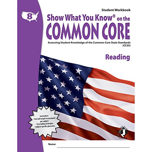 Stock image for Swyk on the Common Core Reading Gr 8, Student Workbook : Assessing Student Knowledge of the Common Core State Standards for sale by Better World Books