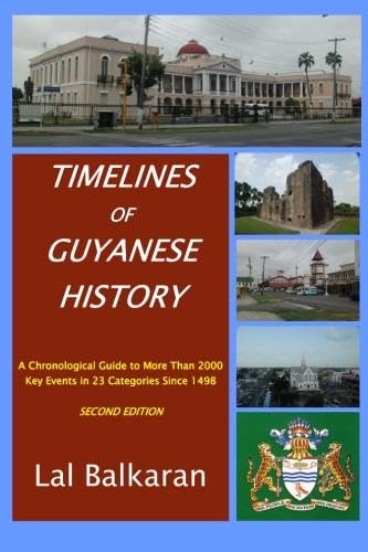 Stock image for Timelines of Guyanese History: A Chronological Guide to More Than 2000 Key Events Since 1498 for sale by Revaluation Books