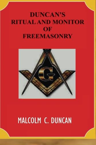 Stock image for Duncan's Ritual And Monitor Of Freemasonry for sale by Revaluation Books