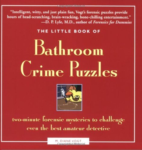 Stock image for Bathroom Crime Puzzles for sale by SecondSale