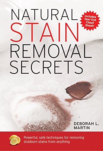 Stock image for Natural Stain Removal Secrets: Powerful, Safe Techniques for Removing Stubborn Stains from Anything for sale by Half Price Books Inc.