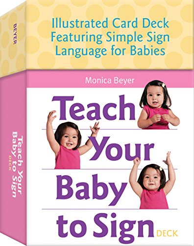 Stock image for Teach Your Baby to Sign Deck: Illustrated Card Deck Featuring Simple Sign Language for Babies for sale by HPB-Emerald