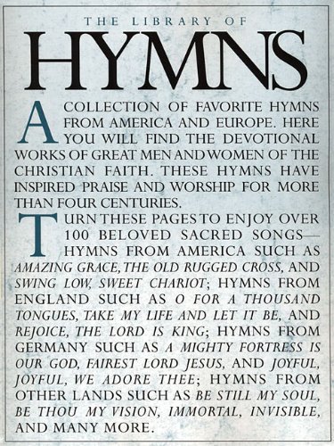 Imagen de archivo de The Library of Hymns a la venta por Ergodebooks