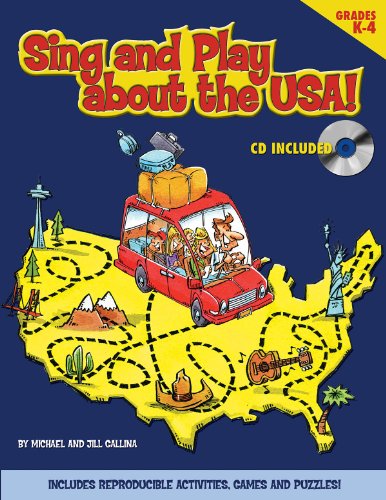 Imagen de archivo de SING AND PLAY ABOUT THE USA (BOOK W/ GAMES & ACTIVITIES/SINGALONG CD) Format: Paperback a la venta por INDOO