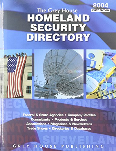 9781592370351: Grey House Homeland Security Directory, 2004