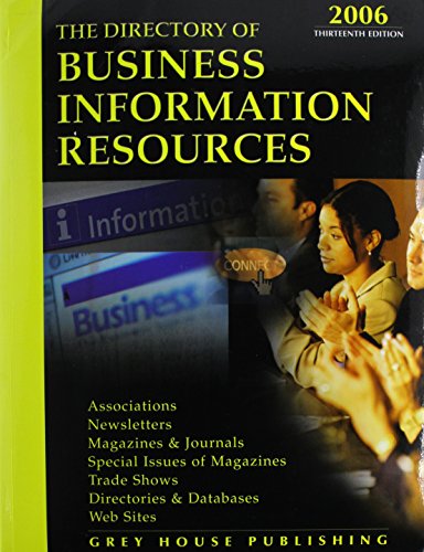 Stock image for Directory of Business Information Resources 2006 for sale by POQUETTE'S BOOKS