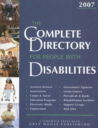 Beispielbild fr The Complete Directory for People with Disabilities : A Comprehensive Source Book for Individuals and Professionals zum Verkauf von Better World Books