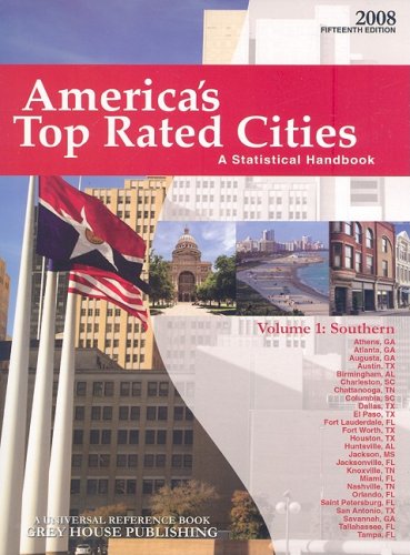 Imagen de archivo de America's Top Rated Cities, Volume 1: Southern : A Statistical Handbook a la venta por Better World Books: West