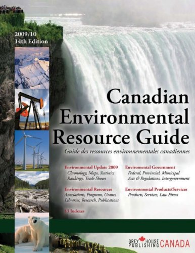 9781592373741: Canadian Environmental Resource Guide 2009