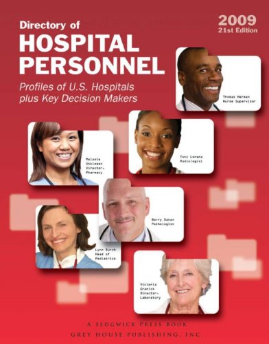Stock image for Directory of Hospital Personnel 2009: US Hospitals and Key Decision Makers for sale by Ergodebooks