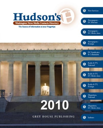 9781592375424: Hudson's Washington News Media Contacts Directory 2010