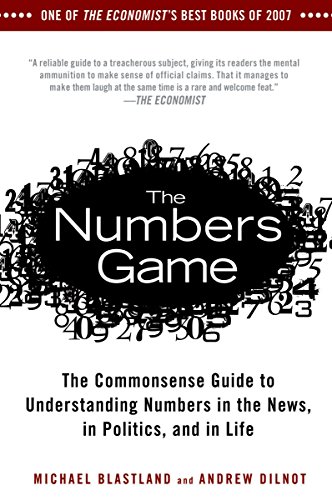 Imagen de archivo de The Numbers Game: The Commonsense Guide to Understanding Numbers in the News, in Politics, and in L ife a la venta por ThriftBooks-Atlanta