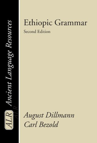 Imagen de archivo de Ethiopic Grammar (Ancient Language Resources) a la venta por HPB-Red