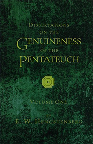 Beispielbild fr Dissertations on the Genuineness of the Pentateuch, 2 vol. zum Verkauf von Windows Booksellers