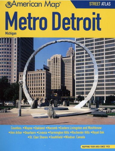 9781592450145: Metro Detroit Michigan Street Atlas (American Map) [Idioma Ingls]