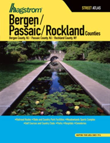 9781592450190: Hagstrom Bergen/Passaic/Rockland Counties: Bergen Nj Passaic County Nj Rockland County Ny [Lingua Inglese]