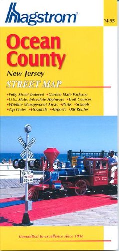 Ocean County Nj (9781592459544) by Hagstrom Map Company