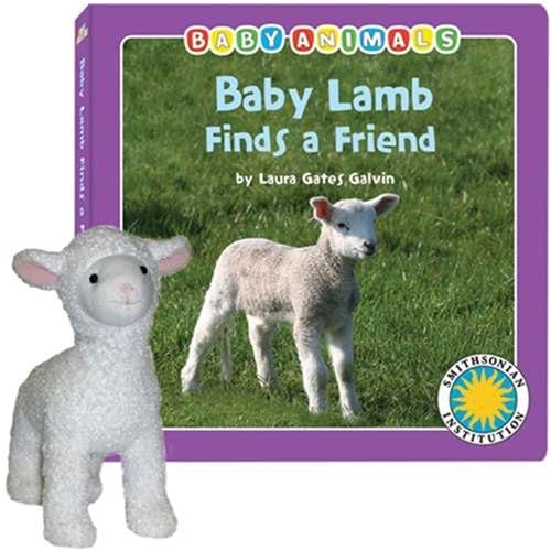 Baby Lamb Finds a Friend - a Smithsonian Baby Animals Book (with stuffed toy baby animal) (9781592497904) by Laura Gates Galvin