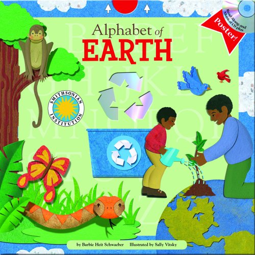 Stock image for Alphabet of Earth - A Smithsonian Alphabet Book (with audiobook CD and poster) for sale by Ergodebooks