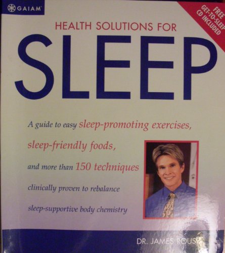 Imagen de archivo de Health Solutions for Sleep : A Total Body Program for a Good Night's Sleep a la venta por Better World Books