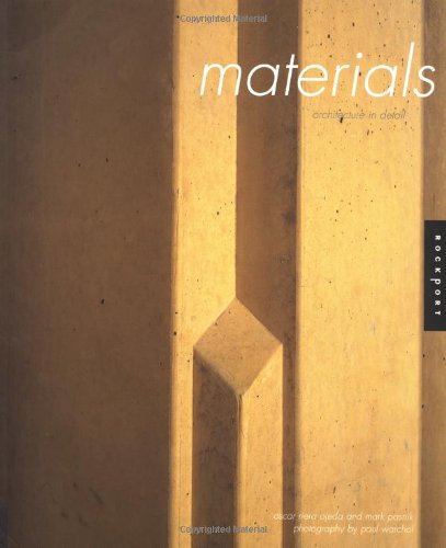 9781592531325: Materials Architecture in Detail (Paperback) /anglais