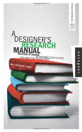 Imagen de archivo de A Designer's Research Manual: Succeed in Design by Knowing Your Clients And What They Really Need (Design Field Guide) a la venta por Ergodebooks