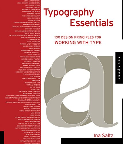 Beispielbild fr Typography Essentials : 100 Design Principles for Working with Type zum Verkauf von Better World Books