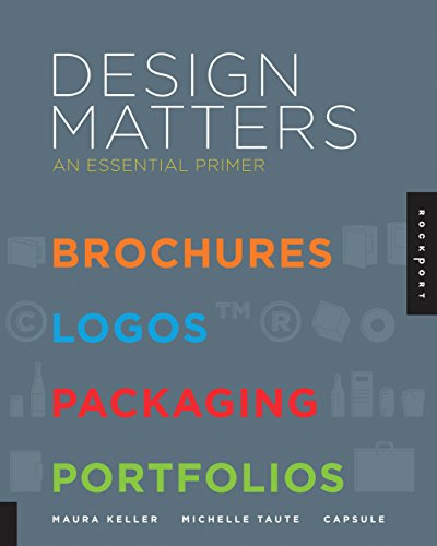 Stock image for Design Matters : An Essential Primer-Brochures, Logos, Packaging, Portfolios for sale by Better World Books