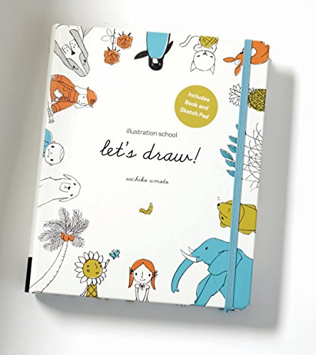 Imagen de archivo de Illustration School: Let's Draw (book and sketchpad): A Kit and Guided Sketchbook for Drawing Cute Animals, Happy People, and Plants and Small . Cute Animals, and Plants and Small Creatures a la venta por WorldofBooks