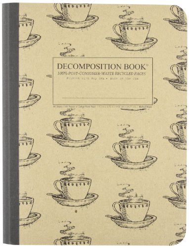 Beispielbild fr Coffee Cup: College-ruled Decomposition Notebook with 100% post-consumer-waste recycled pages zum Verkauf von BookEnds Bookstore & Curiosities