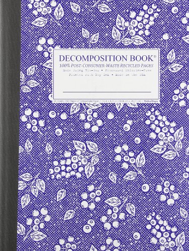 9781592549399: Blueberry Decomposition Book: College-ruled Composition Notebook With 100% Post-consumer-waste Recycled Pages