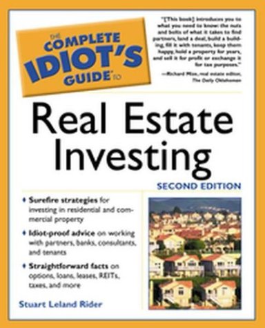 Beispielbild fr Complete Idiot's Guide to Real Estate Investing, 2E (The Complete Idiot's Guide) zum Verkauf von Wonder Book