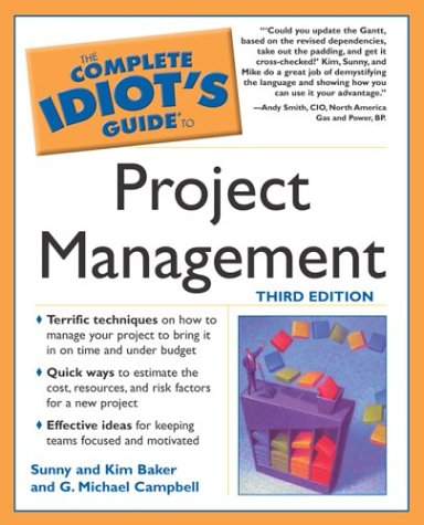 Beispielbild fr The Complete Idiot's Guide to Project Management, 3E zum Verkauf von Wonder Book