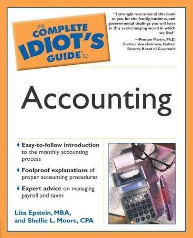 Beispielbild fr The Complete Idiot's Guide to Accounting zum Verkauf von BookHolders