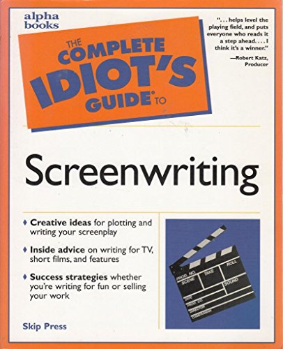 Beispielbild fr Complete Idiots Guide to Screenwriting zum Verkauf von Better World Books