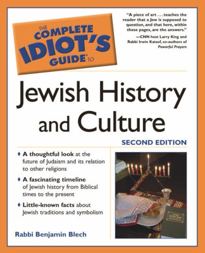 Imagen de archivo de Complete Idiots Guide to Jewish History and Culture a la venta por Brit Books