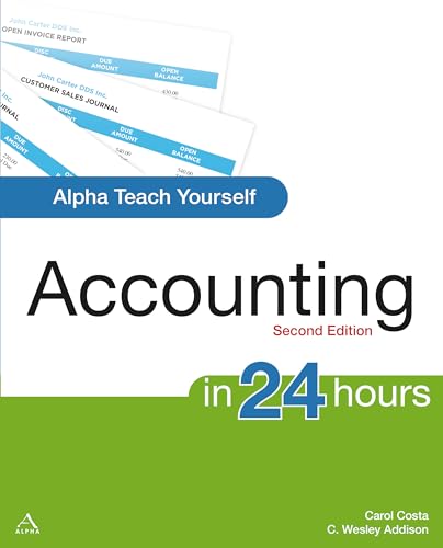 9781592575022: Alpha Teach Yourself Accounting in 24 Hours