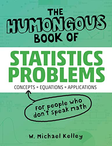 Imagen de archivo de The Humongous Book of Statistics Problems a la venta por Better World Books