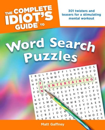 Stock image for The Complete Idiot's Guide to Word Search Puzzles for sale by Irish Booksellers