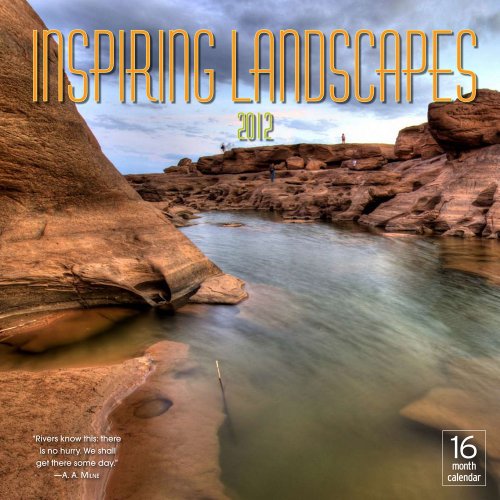 Beispielbild fr 2012 Inspiring Landscapes Wall calendar zum Verkauf von Save With Sam